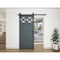 National Hardware National Hardware Designer 72 in. L Matte Black Steel Barn Door Hanger Kit 1 pc N700-005 - alternate 4